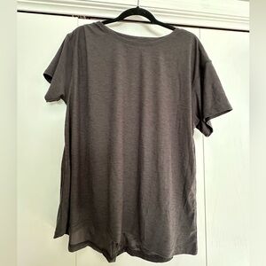 Old Navy Active Charcoal Tie Back Top